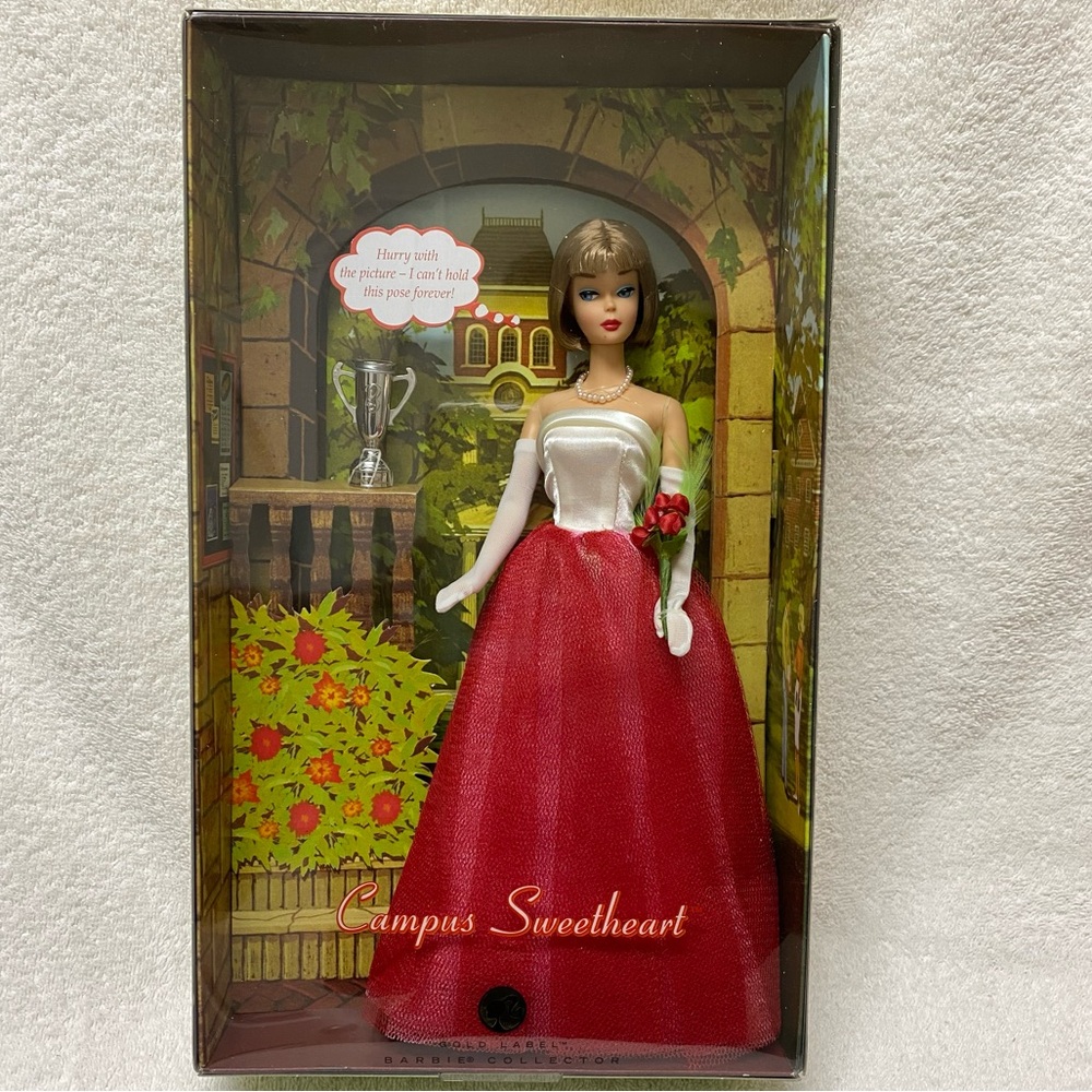 NEW BARBIE CAMPUS SWEETHEART GOLD LABEL BARBIE COLLECTION 2007